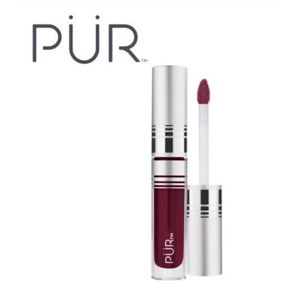 PUR - NWT - Velvet Matte Liquid Lipstick in "Dutty Wine" Full Size .07 fl. oz.